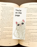 Marcapáginas "You're on this page"