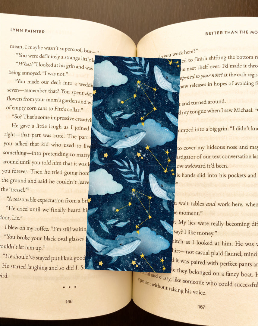 Marcapáginas "Ballenas"