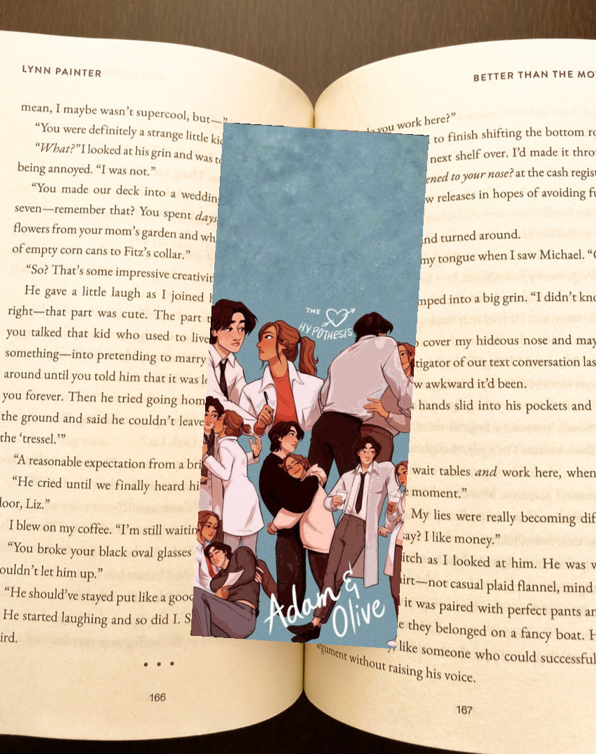 Marcapáginas "Adam and Olive"